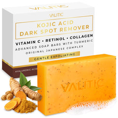VALITIC front packaging showing soap bar and brightening benefit