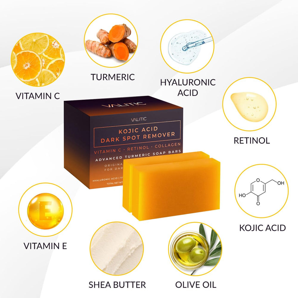 VALITIC ingredients label closeup showing active brightening components