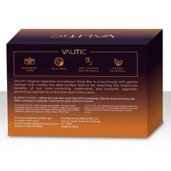 VALITIC lather in hand demonstrating gentle foaming and cleansing