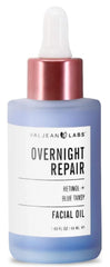 VALJEAN LABS bottle front view showing label and size, promotes nightly repair