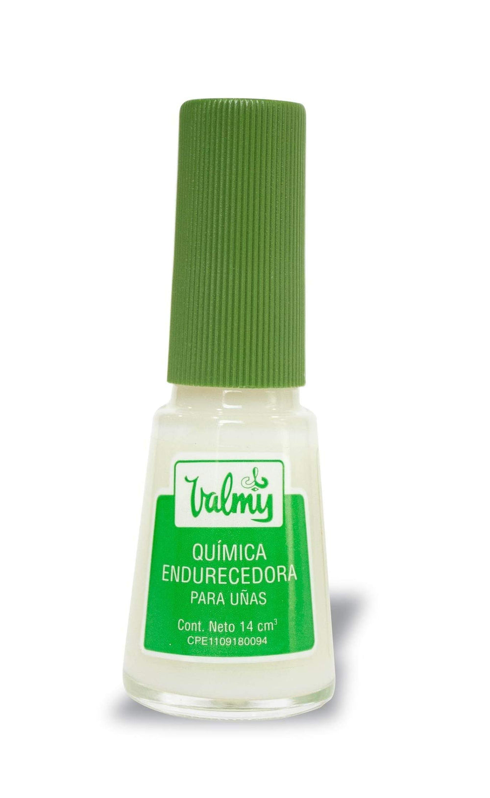 Valmy front packaging showing bottle and label with protective treatment benefit