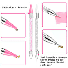 VANALIA dual-ended pen close-up demonstrating wax and steel tips precision