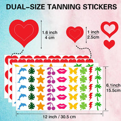VANALIA close-up of perforated sticker sheet for easy tearing and placement