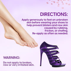 Vanibiss used on a sandal strap to stop chafing and protect skin