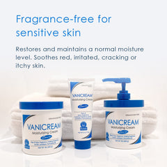 Vanicream cream texture close-up highlighting smooth non-greasy absorption