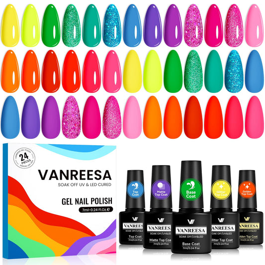VANREESA front packaging showing full 24-piece kit and vibrant colors
