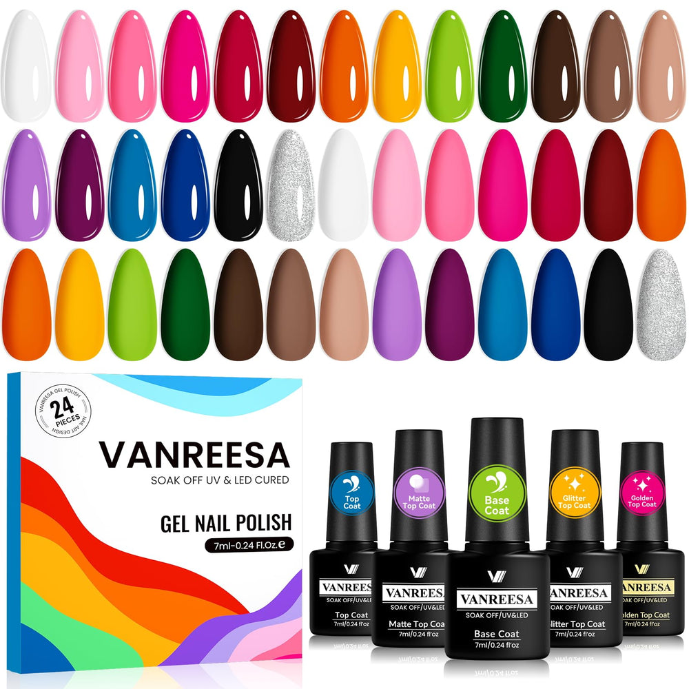 VANREESA front packaging showing complete 24-piece kit and variety benefit