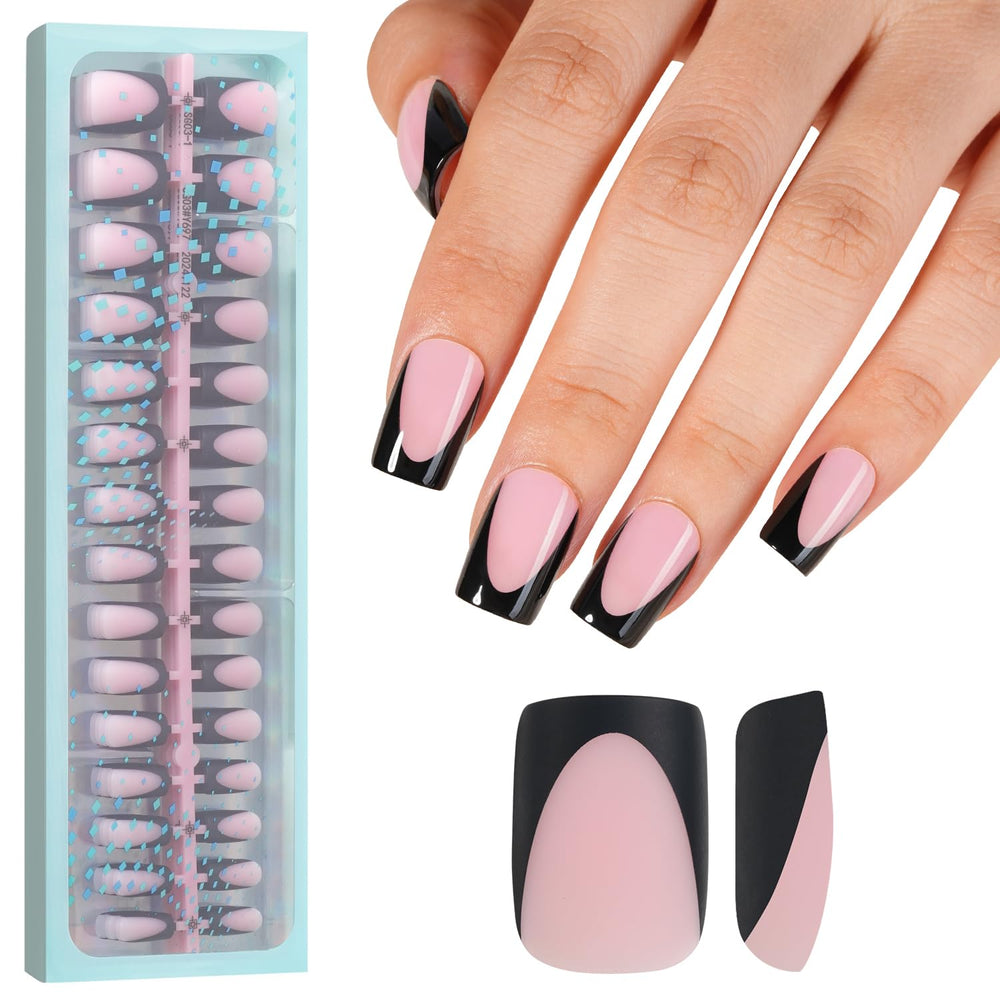 Vansiho front packaging showing 150 pink French gel tips and clear benefit