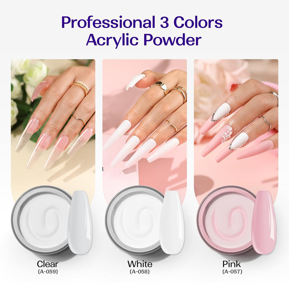 VANSISOS acrylic liquid monomer bottle label with clarity and anti-yellow benefit