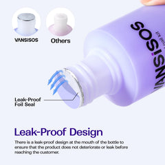 VANSISOS bottle next to ruler showing 4 fl oz capacity for value and convenience benefit