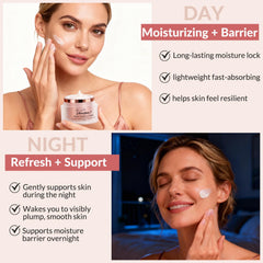 Varisea whipped cream texture close-up showing lightweight, fast-absorbing benefit
