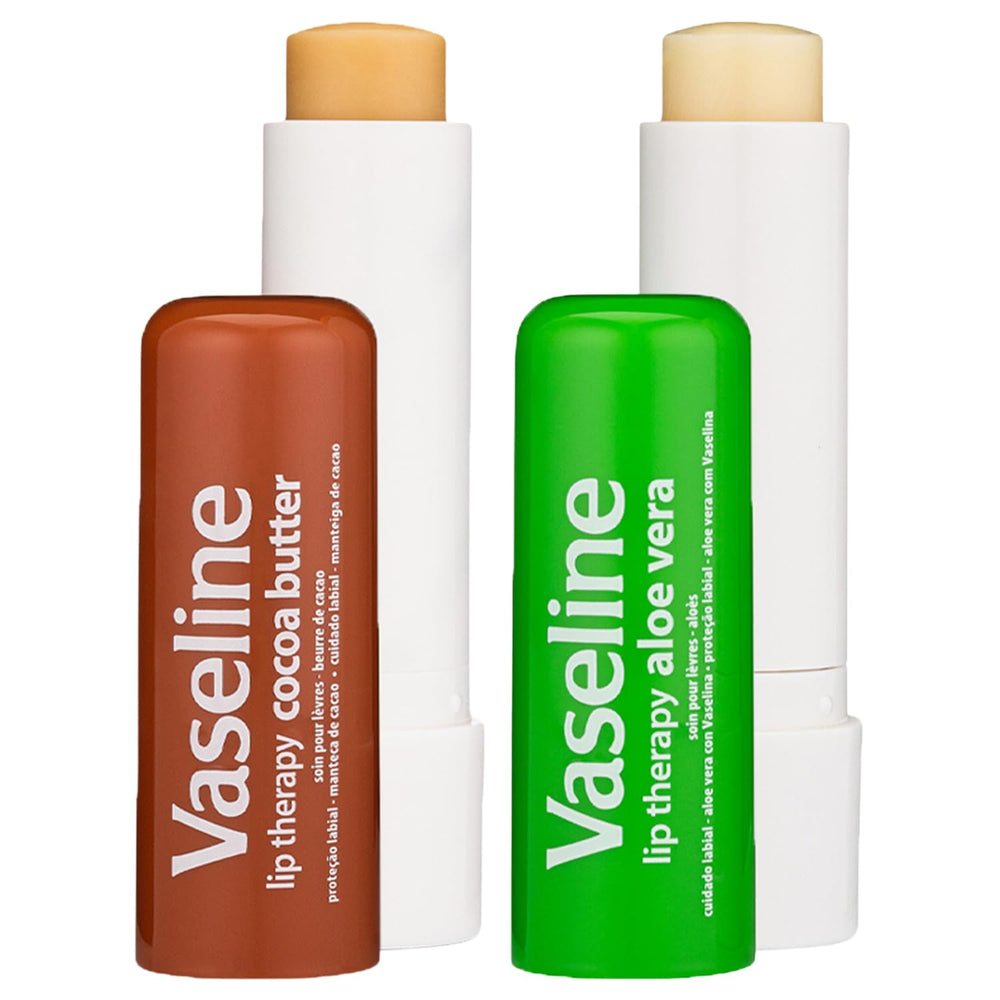 Vaseline Aloe Vera stick top view highlighting light, soothing application