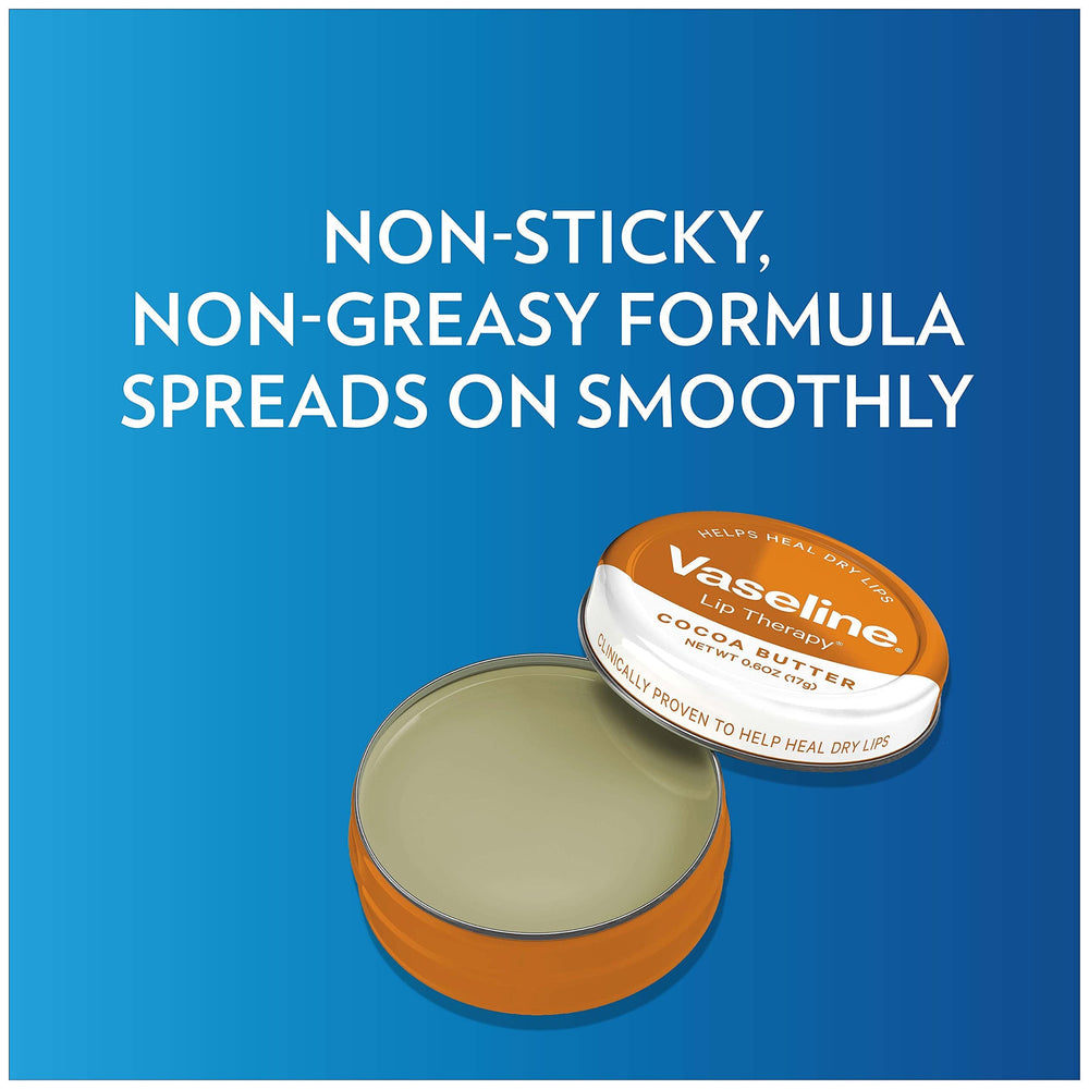 Vaseline balm applied on lips close-up showing glossy finish and immediate smoothing benefit