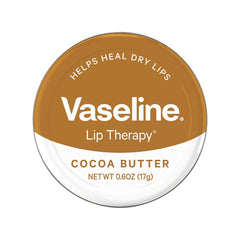 Vaseline open tin texture close-up showing smooth balm for easy glide and moisturization