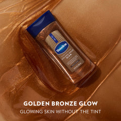Vaseline being rubbed onto arm delivering instant glow and moisturization