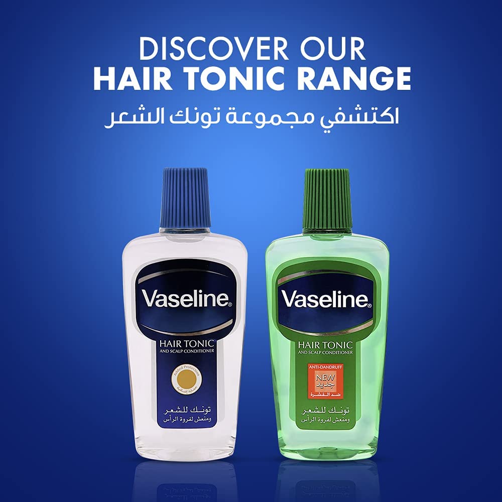 Vaseline application to scalp showing targeted conditioning benefit