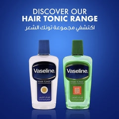 Vaseline application to scalp showing targeted conditioning benefit