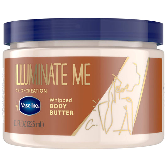 Vaseline front jar showing label and size, highlights 24-hour moisture