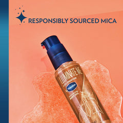 Vaseline label and pump close-up showing readable branding and dispensing benefit