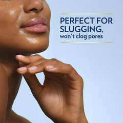 Vaseline jar beside lips to show gentle lip protection benefit