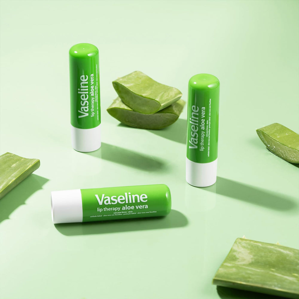Vaseline label and ingredient panel displayed to show familiar healing jelly and Vitamin E benefit