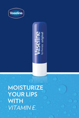 Vaseline open cap with balm exposed demonstrating hygienic, finger-free application