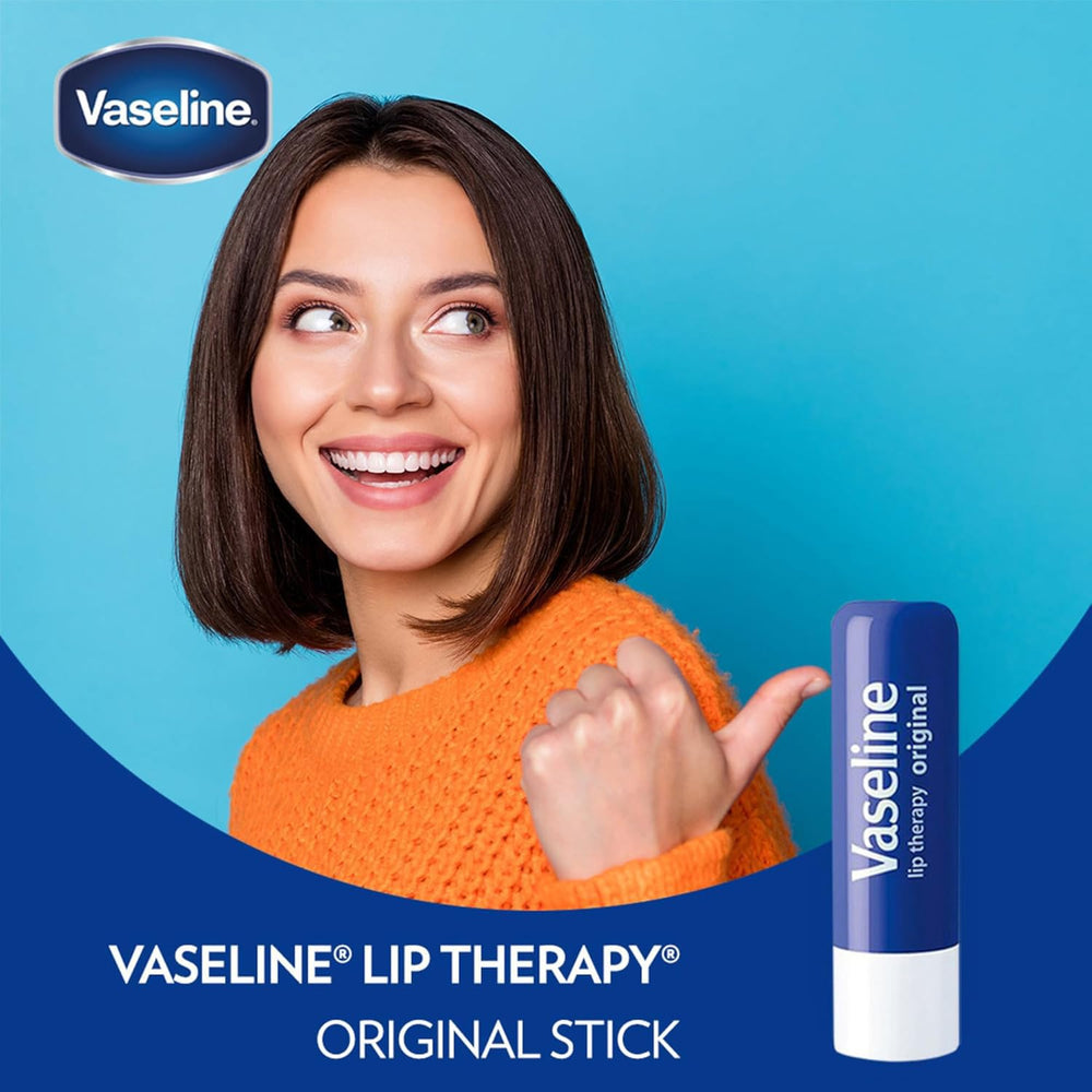 Vaseline sticks in a purse pocket showing portable lip care on the go
