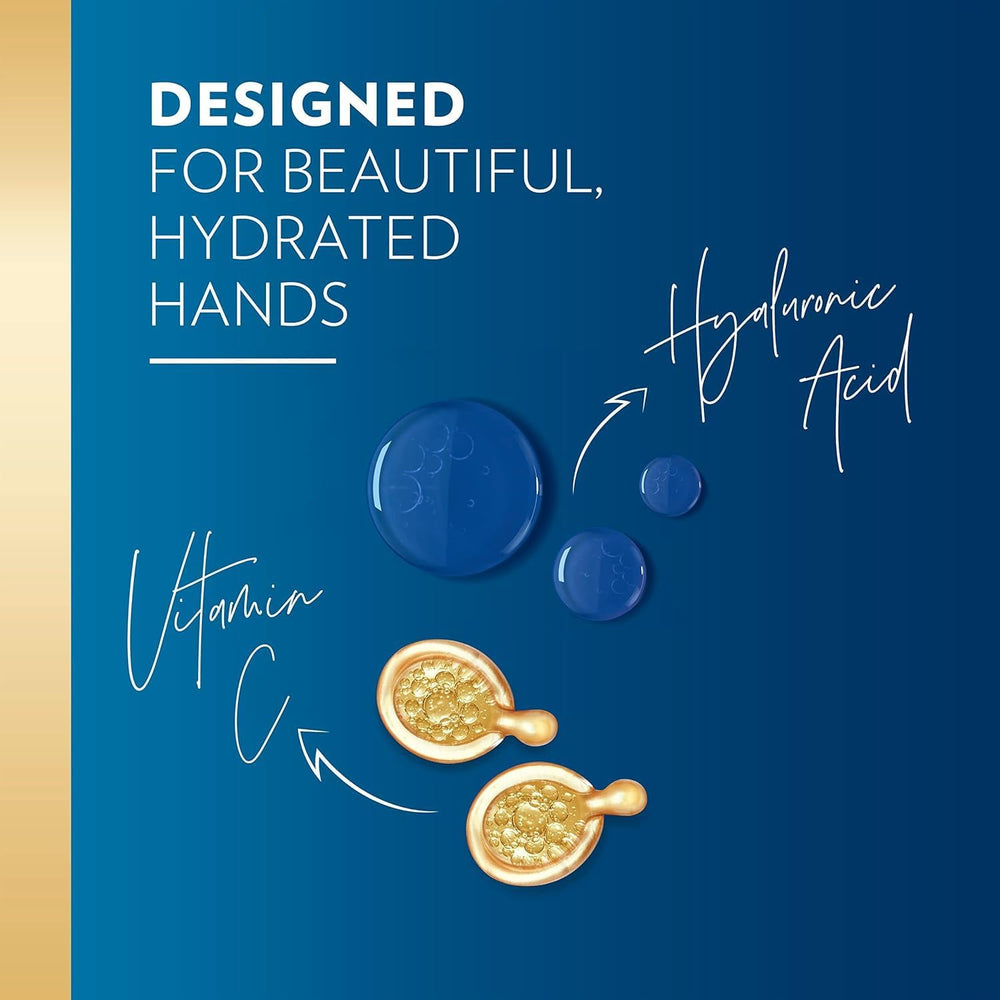 Vaseline next to a hand for size comparison and portable convenience