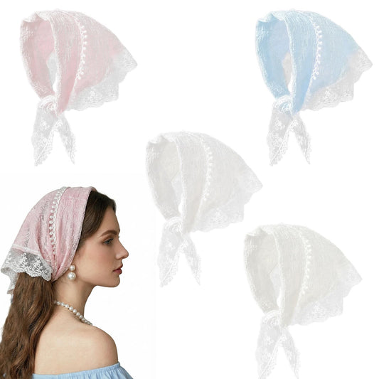 VASTRISE front view of four scarves showing colors and packaging benefit versatility