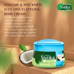 Vatika Naturals open jar cream texture highlighting smooth glide