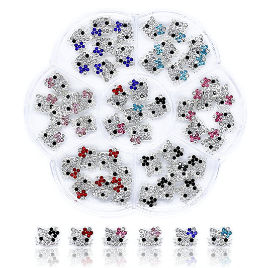 VCEOW front packaging showing 48pc charm set and clear storage box benefit organization