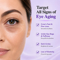 Veakoo application step tapping cream under eye for depuffed look benefit