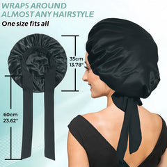 VECIIR bonnet size scale next to hand illustrating generous 13.12-inch diameter