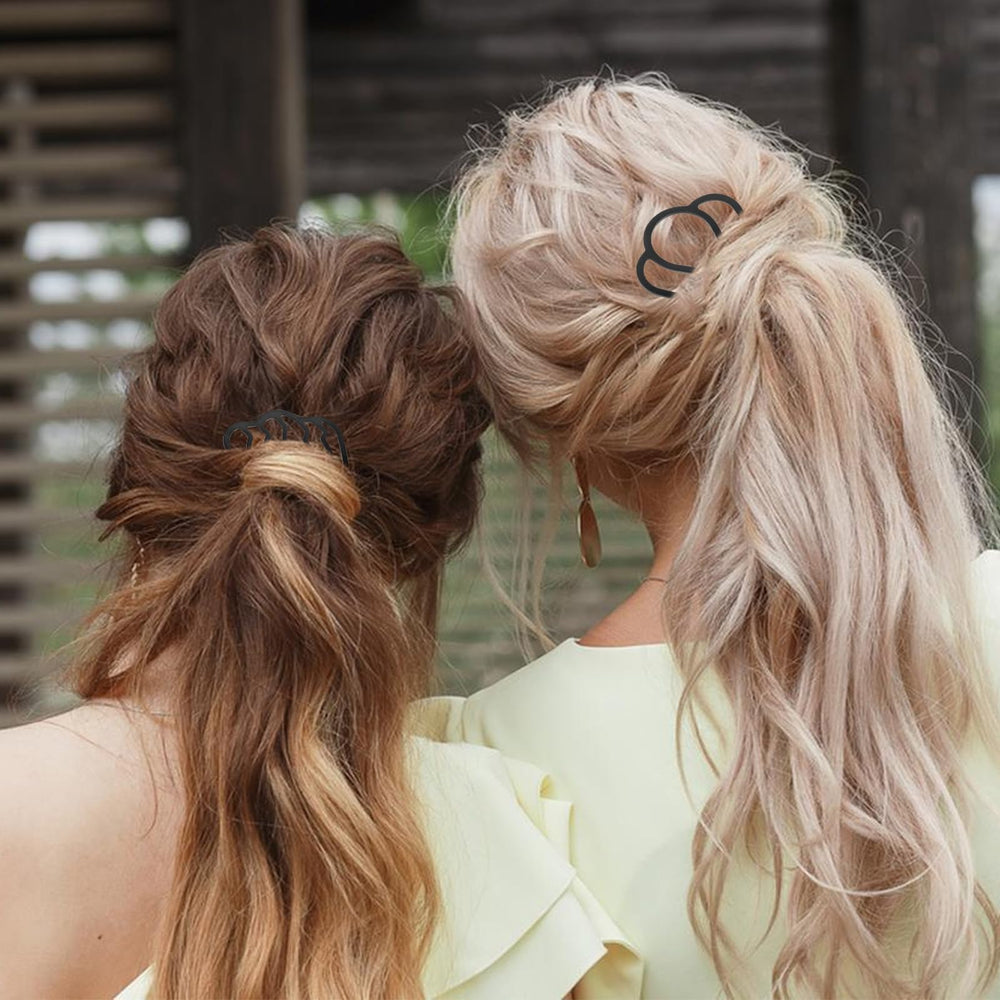 VEEVIIY French twist pin detail showing slim profile for neat updos