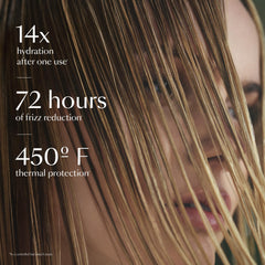 VEGAMOUR applying HYDR-8 to damp hair for detangling and hydration