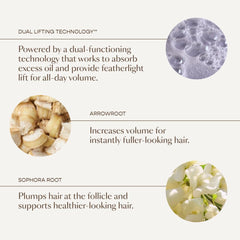 VEGAMOUR paired with conditioner showing complete volumizing routine