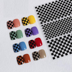 Veibeau lifestyle image of party-ready manicure using decals for fast stylish nails