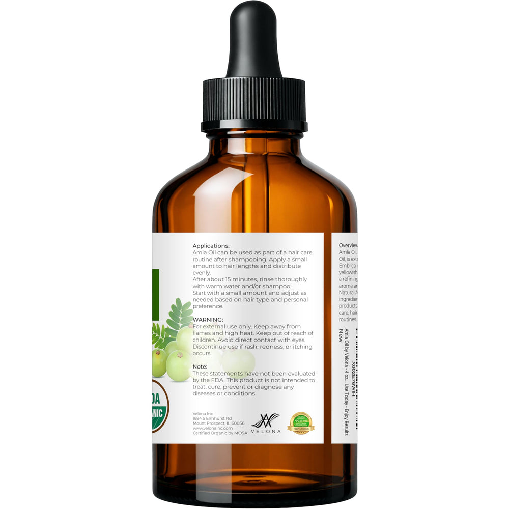 velona amla oil rubbed into skin illustrating lightweight moisturizing benefit
