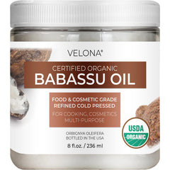 velona bottle front label view shows USDA organic certification and clear benefit