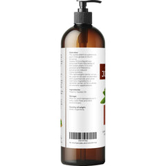 velona bottle back label with ingredient list highlighting pure cold-pressed jojoba