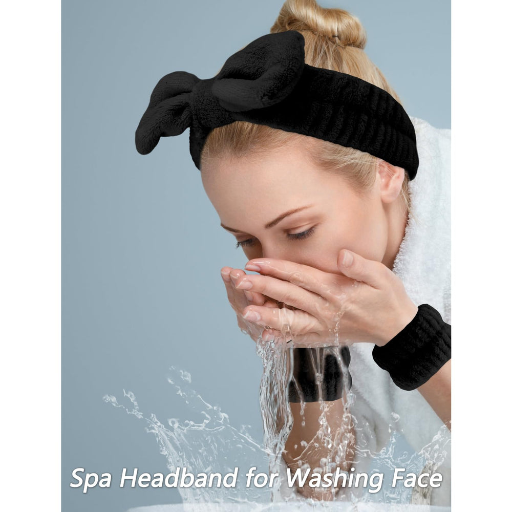 VELSCRUN bow headband close-up highlighting soft sponge comfort