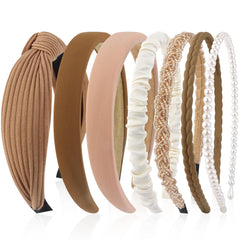 VELSCRUN front packaging showing seven headbands, clear set benefits