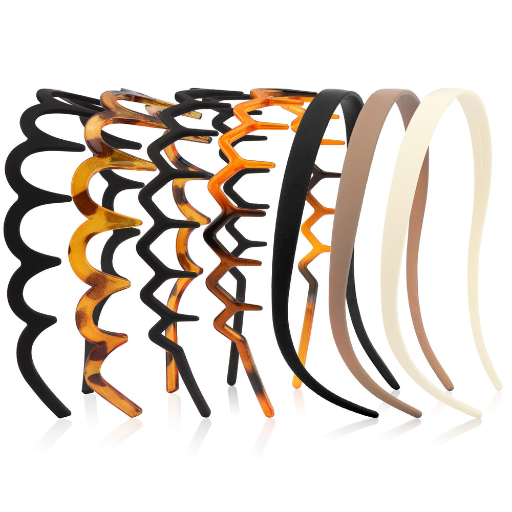 VELSCRUN front view of packaged headbands showing included styles and benefits