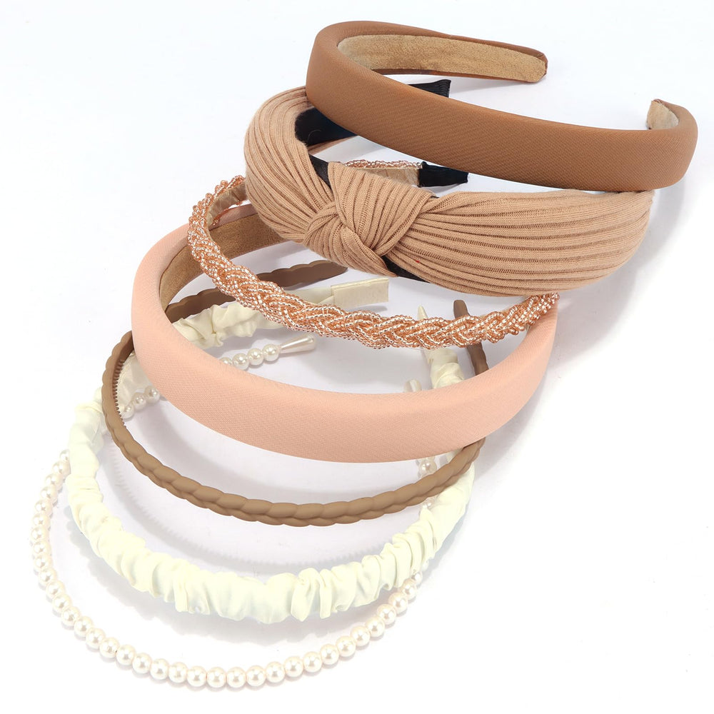 VELSCRUN knotted headband close-up showing texture and secure hold