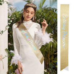 VELSCRUN tiara worn at birthday party showing festive, photogenic appearance