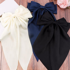 VELSCRUN bows styled on bridesmaid demonstrating formal outfit coordination benefit