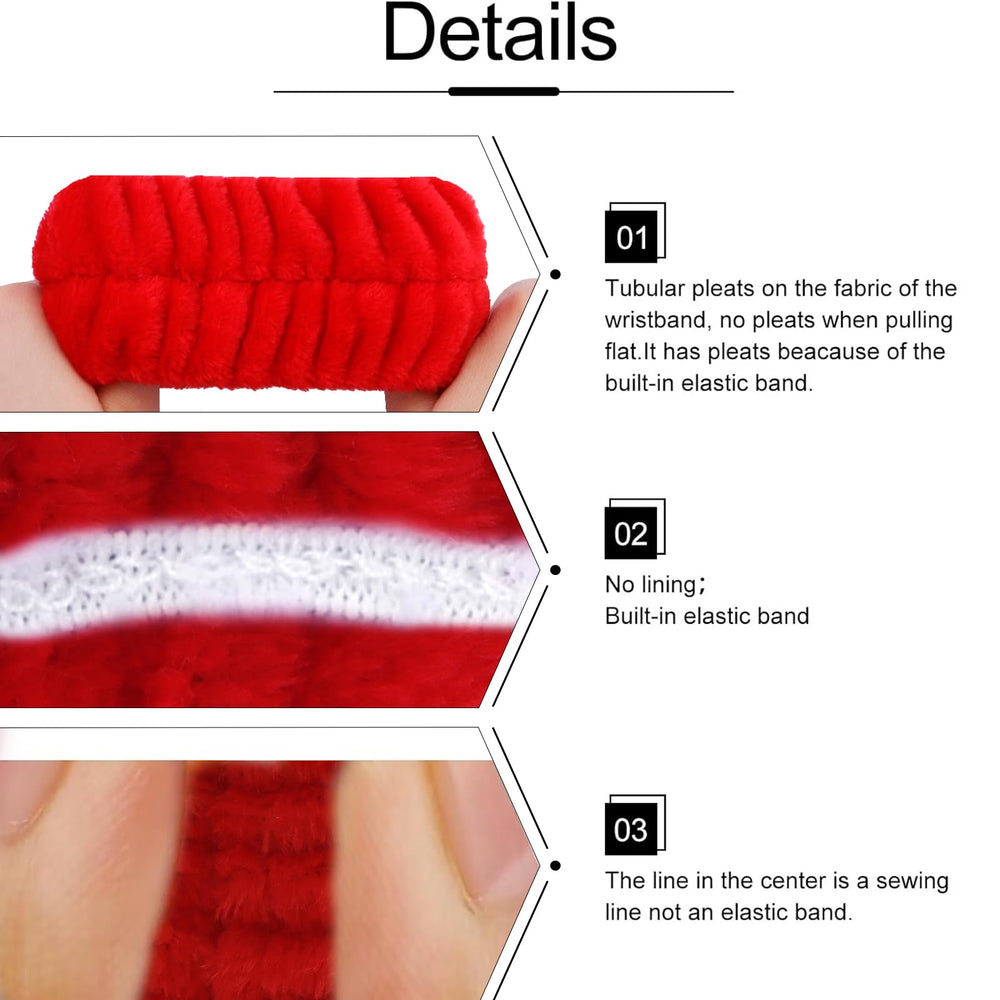 VELSCRUN headband shown on a mug to illustrate one-size fit