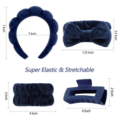 VELSCRUN headband size comparison with hand to show fit and scale