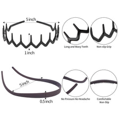 VELSCRUN headband next to ruler showing 3.5 cm width scale
