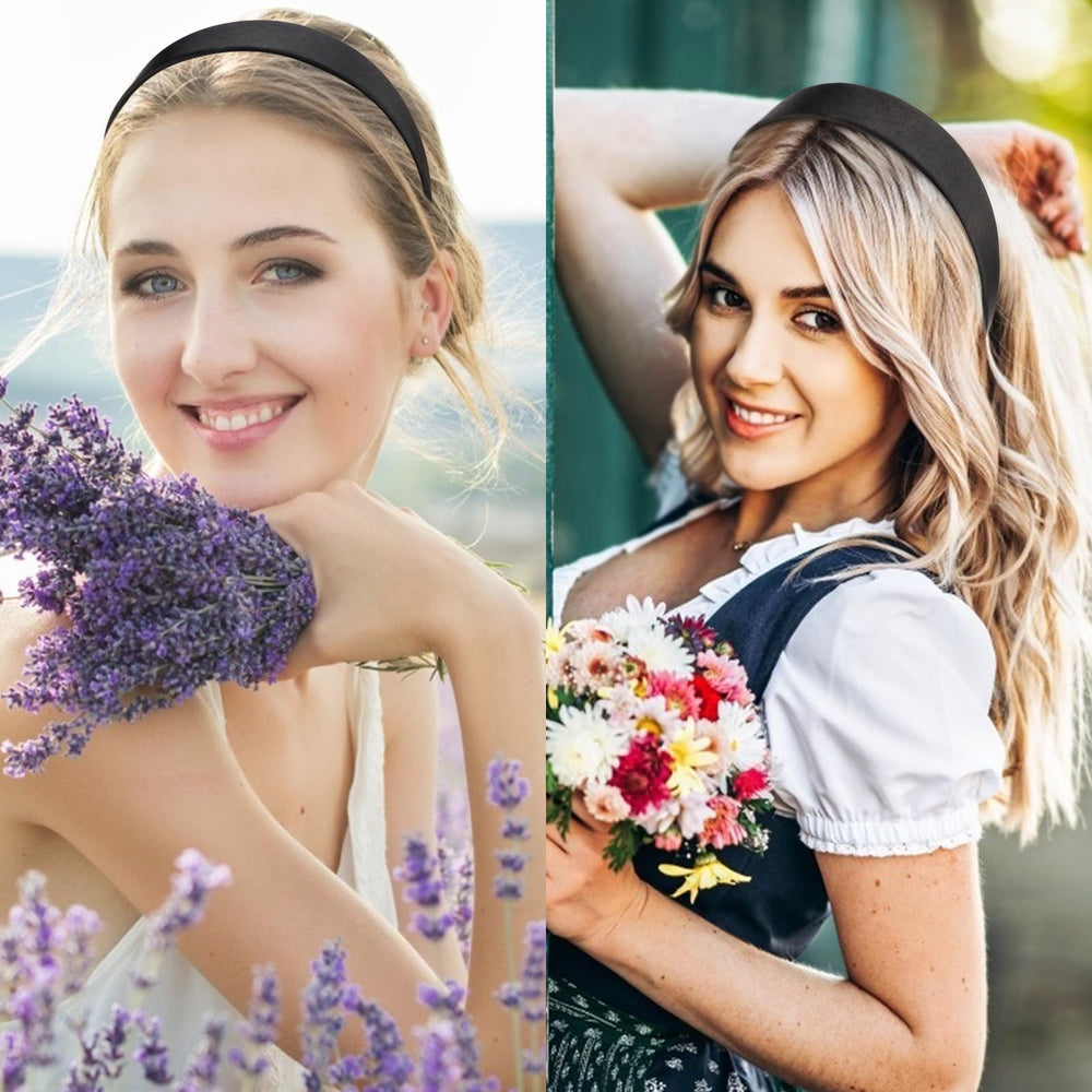 VELSCRUN headband styled with evening outfit adding polished accessory detail
